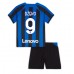 Cheap Inter Milan Edin Dzeko #9 Home Football Kit Children 2022-23 Short Sleeve (+ pants)
